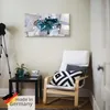 ARTland Leinwandbild Abstrakte blaue Kreise Größe: 100x50 Produktbild-Vorschau 5