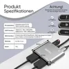 DirectGoods® 4-in-1 USB-C Hub – Dual HDMI Adapter 4K@60Hz – Produktbild-Vorschau 6