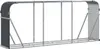 vidaXL Riparo per legna da ardere antracite 234x45x100 cm Anteprima dell’immagine prodotto 1