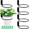 WUWEOT 6 Stück Wandhalterung Blumentopf 10cm Produktbild-Vorschau 1