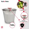 KOTARBAU® Metalleimer 12 L Lebensmittelecht Blecheimer Produktbild-Vorschau 5