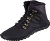 A black boot with laces and fur lining is shown against a white background. Náhled obrázku produktu