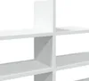 vidaXL Nástenná polica biela 124,5x18x60,5 cm materiál na Náhľad obrázku produktu 7