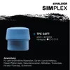 Schonhammer SIMPLEX 40 mm TPE souple/semi-rigide Halder | Voir les images du produit 3