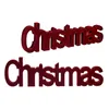 Deko-Figur Christmas 11 x 2,5 x 36,5 cm Rot Holz Produktbild-Vorschau 2
