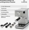 Klarstein Pausa Espressomaker, Siebträgermaschine mit 1350 Produktbild-Vorschau 6