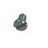 A close-up studio shot of a single metal screw against a white background. Produktbild-Vorschau