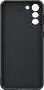 A black phone case is shown from the back. Produktbild-Vorschau
