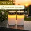 2er Grablichter LED Batteriebetrieben Ewiges Licht Set Produktbild-Vorschau 7