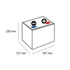 Exide EB356 Excell 12V 35Ah 240A Anteprima dell’immagine prodotto 3