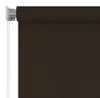 vidaXL Außenrollo 305 (B) x 230 (H) cm Braun HDPE Produktbild-Vorschau 2