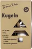 TrendLine Weihnachtskugeln aus Glas Ø 8 cm weiß-silber 6 Produktbild-Vorschau 3