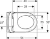 Geberit Renova Set WWC-T Turboflush T54 mit WC-Sitz, 1 Stk. Produktbild-Vorschau 4