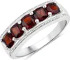 Rafaela Donata Ring Sterling Silber Granat 70110183 56 Produktbild-Vorschau 1