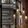 Tribesigns, lampadario per soffitti alti, lampadario a 5 Anteprima dell’immagine prodotto 15