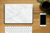 MuchoWow® Laptop Aufkleber Sticker Cover Marmor - Weiß - Produktbild-Vorschau 2