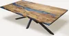 Casa Padrino Luxus Esstisch Braun / Blau / Schwarz 250 cm Produktbild-Vorschau 1