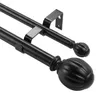 VEVOR Gardinenstangen Innenlauf 2-Läufig, 92-183 cm Produktbild-Vorschau 1
