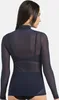 Teyli Damen-Rollkragenpullover aus durchsichtigem Netz Produktbild-Vorschau 3