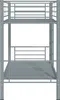 Letto a castello "ADAM" - 90 x 190 cm - metallo - grigio Anteprima dell’immagine prodotto 5