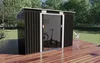Plechový zahradní domek Rojaplast S2001C 251 x 171 cm šedý Náhled obrázku produktu 4