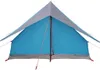 Tente familiale vidaXL avec toit, bleu et gris, 315 x 286 x Voir les images du produit 2