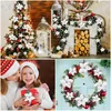 Künstliche Weihnachtsblumen Poinsettia 25 Stück mit Clips Produktbild-Vorschau 7