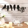 Metall-Vogel-Wandkunst, Vögel auf dem Ast, Wanddekoration Produktbild-Vorschau 3