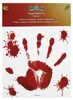 6-Pack Halloween Sticker (Blutige Hand + Spritzer) Produktbild-Vorschau 2