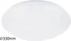 A white, round ceiling light fixture is shown against a white background. The diameter of the fixture is indicated. Náhled obrázku produktu