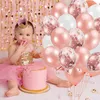 Rose Gold Geburtstagsdeko für Mädchen mit Happy Birthday Produktbild-Vorschau 2