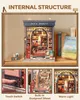 Baukasten Cutebee Jack's Bookery CWGC209 Holz 16 x 16 x 20 Produktbild-Vorschau 12