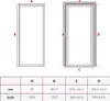 vidaXL Drzwi wewnętrzne czarne 83x201,5 cm szkło hartowane Podgląd zdjęcia produktu 7