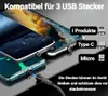 Magnet Ladekabel LED 2 Meter 2,4 A für alle Handy Modelle Produktbild-Vorschau 6