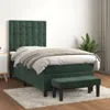 Maison Exclusive - Boxspringbett mit Matratze Dunkelgrün Produktbild-Vorschau 1