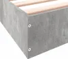 vidaXL Rama łóżka betonowo-szara 160x200 cm materiał Podgląd zdjęcia produktu 8