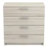 Calicosy - Comò 4 cassetti L79,6 cm, decorazione legno Anteprima dell’immagine prodotto 1
