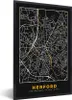 MuchoWow® Gerahmtes Poster Stadtplan - Karte - Herford - Produktbild-Vorschau 1