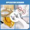 Ersatzbefestigungsset für Toilettensitzscharniere, WC Sitz Produktbild-Vorschau 2