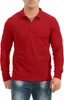 Lot de 3 polos à manches longues pour hommes Mivaro - en Voir les images du produit 4