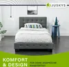 Juskys Polsterbett Manresa 90 x 200 cm - Bett mit Produktbild-Vorschau 6