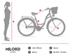 Milord Komfort Stadtfahrrad Fahrrad mit Weindenkorb Produktbild-Vorschau 6