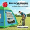Outsunny Aufblasbares Zelt 3 Personen Schneller Aufbau Produktbild-Vorschau 4