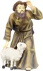 Krippenfigur Schäfer mit Schaf. Zu 15 cm Krippenfiguren. Produktbild-Vorschau 1