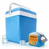 BigDean Kühlbox 24 Liter Set inkl. 6 Kühlakkus, blau/weiß, Produktbild-Vorschau 1