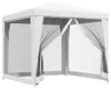 vidaXL Tenda per feste con 4 pareti laterali in rete 2,5 x Anteprima dell’immagine prodotto 1