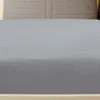 Spannbettlaken Jersey Grau 140x200 cm Baumwolle Produktbild-Vorschau 3