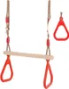 Trapezeschekel aus Holz, mit Gymnastikringen, verstellbar, Produktbild-Vorschau 2