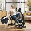 Hometrainer voor thuisgebruik, fitnessfiets met Productafbeelding-voorbeeld 11