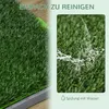 PawHut Welpentoilette Hundetoilette mit 2 Grasmatte Tablett Produktbild-Vorschau 6